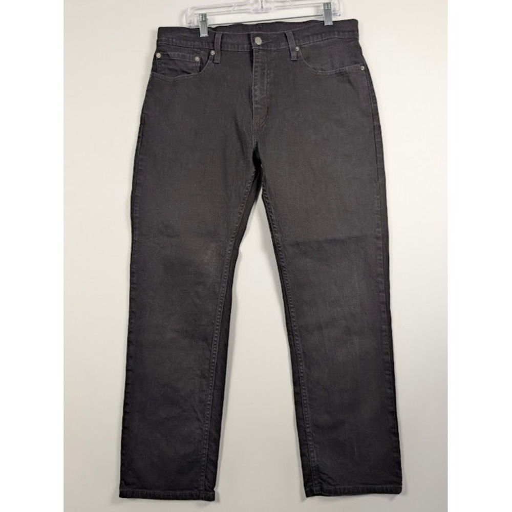 Levis 559 Relaxed Straight Jeans Mens 36x32 (36x30) Black Tonal Stitch‎ Stretch